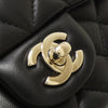 Secondhand Chanel Coco Handle Black Leather Bag