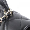Secondhand Chanel Coco Handle Black Leather Bag