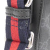 Secondhand Gucci Web Black Canvas Bag