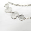 Secondhand Chanel Coco Mark White Metal Jewelry