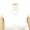 Secondhand Chanel Coco Mark White Metal Jewelry