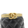 Secondhand Chanel Vanity Black Leather Bag
