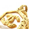 Secondhand Chanel Coco Mark Gold Plated Jewelry