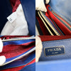 Secondhand Prada Esplanade Blue Leather Bag