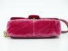 Secondhand Gucci Marmont Pink Velvet Bag
