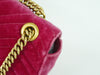 Secondhand Gucci Marmont Pink Velvet Bag