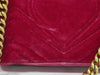 Secondhand Gucci Marmont Pink Velvet Bag