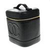 Secondhand Chanel Vanity Black Leather Bag