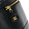 Secondhand Chanel Vanity Black Leather Bag