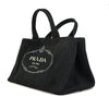 Secondhand Prada Canapa Black Canvas Bag