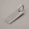 Secondhand Gucci Logo Plate Silver Jewelry