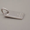Secondhand Gucci Logo Plate Silver Jewelry