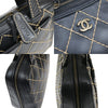 Secondhand Chanel Wild stitch Black Leather Bag