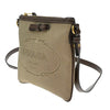 Secondhand Prada Canapa Brown Canvas Bag