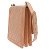 Secondhand Chanel Boy Pink Leather Bag