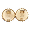 Secondhand Chanel Coco Mark Black Gold Plated Jewelry