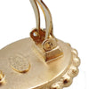 Secondhand Chanel Coco Mark Black Gold Plated Jewelry
