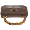 Secondhand Gucci Bamboo Brown Leather Bag