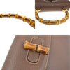 Secondhand Gucci Bamboo Brown Leather Bag
