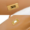 Secondhand Hermès Kelly 32 Brown Leather Bag