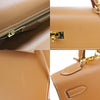 Secondhand Hermès Kelly 32 Brown Leather Bag
