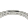 Secondhand Cartier Solitaire Silver Platinum Jewelry