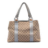 Gucci Medium GG Canvas Bamboo Libeccio Tote Secondhand
