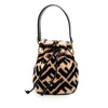 Fendi Mini Zucca Shearling Mon Tresor Bucket Bag Secondhand