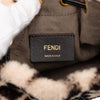 Fendi Mini Zucca Shearling Mon Tresor Bucket Bag Secondhand