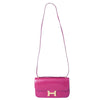 Secondhand Hermès Constance Elan in Rose Scheherazade Porosus Crocodile with Gold Hardware - '10s