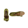 Secondhand Fendi Snakeskin Peep-toe Platform Pumps - '10s