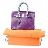 Secondhand Hermès Violet Ostrich Birkin 30 - '10s