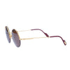 Secondhand Cartier Vintage Mayfair Round Half Frame Gold Sunglasses - '90s