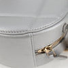 Secondhand Chanel Ronde Silver Leather Bag