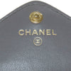 Secondhand Chanel V-Stich Grey Leather Accessories