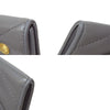 Secondhand Chanel V-Stich Grey Leather Accessories