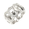 Secondhand Cartier C Silver White Gold Jewelry