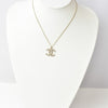 Secondhand Chanel Coco Mark Gold Plated Jewelry