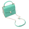 Secondhand Bulgari Serpenti Green Leather Bag