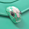 Secondhand Bulgari Serpenti Green Leather Bag