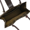 Secondhand Fendi Baguette Black Canvas Bag