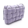 Secondhand Bottega Veneta Cassette Purple Leather Bag