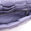 Secondhand Bottega Veneta Cassette Purple Leather Bag