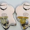 Secondhand Chanel Coco Mark Black Metal Jewelry