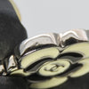 Secondhand Chanel Coco Mark Black Metal Jewelry