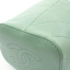 Secondhand Chanel Drawstring Green Leather Bag