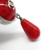 Secondhand Chanel Coco Mark Red Plastic Jewelry