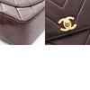 Secondhand Chanel Coco Handle Burgundy Leather Bag
