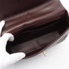 Secondhand Chanel Coco Handle Burgundy Leather Bag