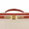Secondhand Hermès Kelly 32 Beige Canvas Bag